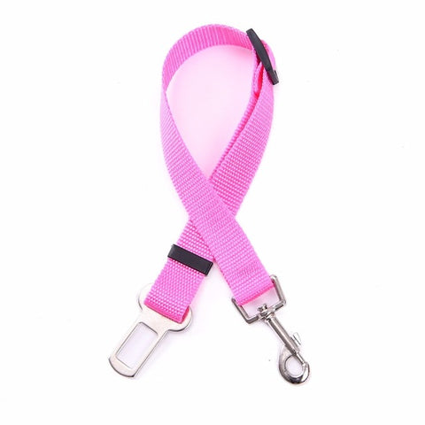 Free shipping Strong Pet/Dog Car Travel Seat Belt Clip Lead Restraint Harness Auto Traction Leads Dog Car Belt