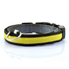 Nylon LED Pet Dog Collar Night Safety Anti-lost Flashing Glow Collars Dog Supplies 7 colors S M L XL Size for pet dogs