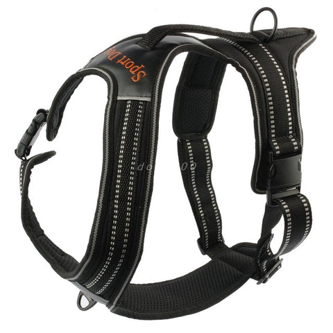 Nylon No-Pull Dog Harness Reflective Outdoor Adventure Pet Vest with Handle For Medium Large Dog Pitbull