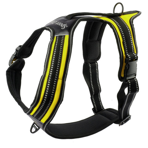 Nylon No-Pull Dog Harness Reflective Outdoor Adventure Pet Vest with Handle For Medium Large Dog Pitbull
