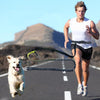 Elastic Waist Dog Leash Running Jogging Dog Sport Product Adjustable Nylon Dog Leash With Reflective Strip Pet Accessories 05S2