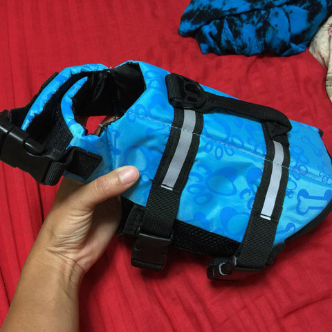 Pet Dog Life Jacket Safety Clothes for Pet Life Vest Summer Clothes Saver Swimming Preserver Swimwear Large Dog Life Jacket 30S2