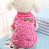 Classic Warm Dog Clothes Puppy Outfit Pet Cat Jacket Coat Winter Soft Sweater Clothing For Small Dogs Chihuahua XS-2XL 25S1